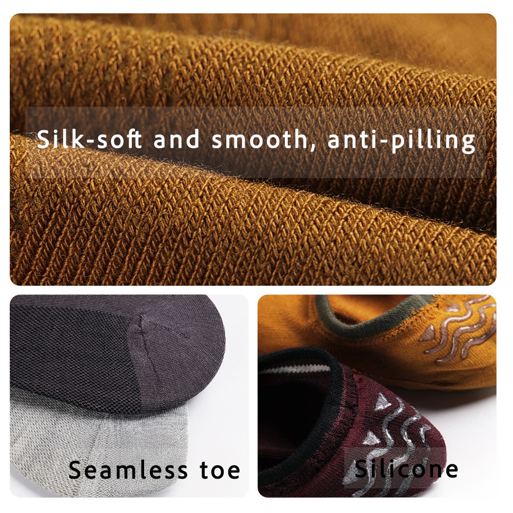 Summer Sale Men’s AntiOdor SweatAbsorbing NoShow Socks, Pack of 5