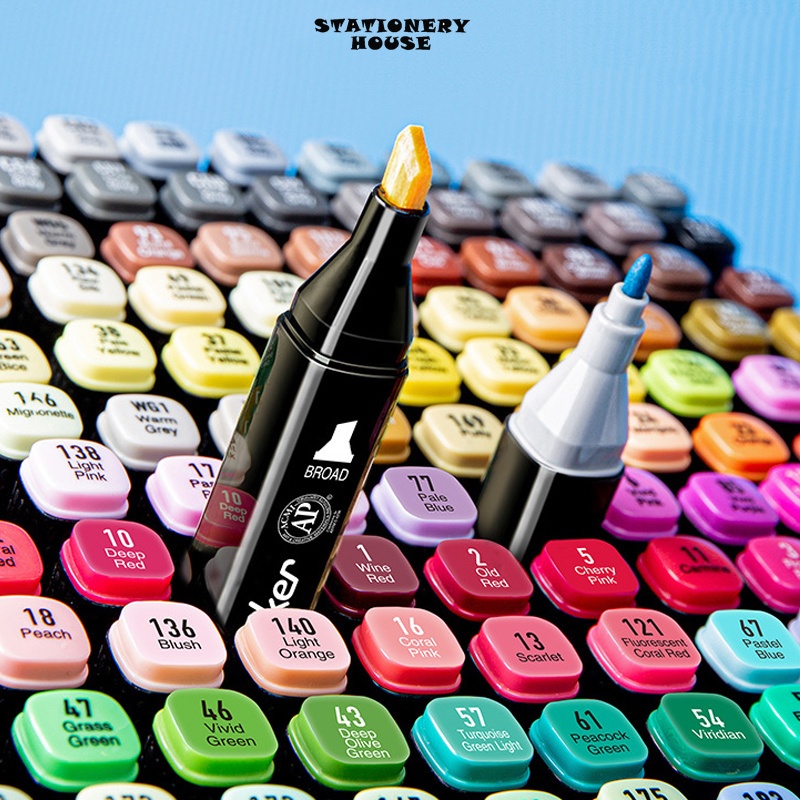 168 color painting pen art set, touch pen painting painting set, using ...