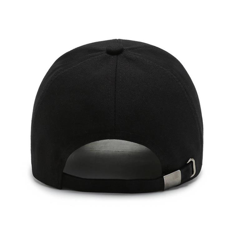 Yokufashion Black Plain Metal Adjust Cap Fashion Hats Outdoor Bull Caps ...
