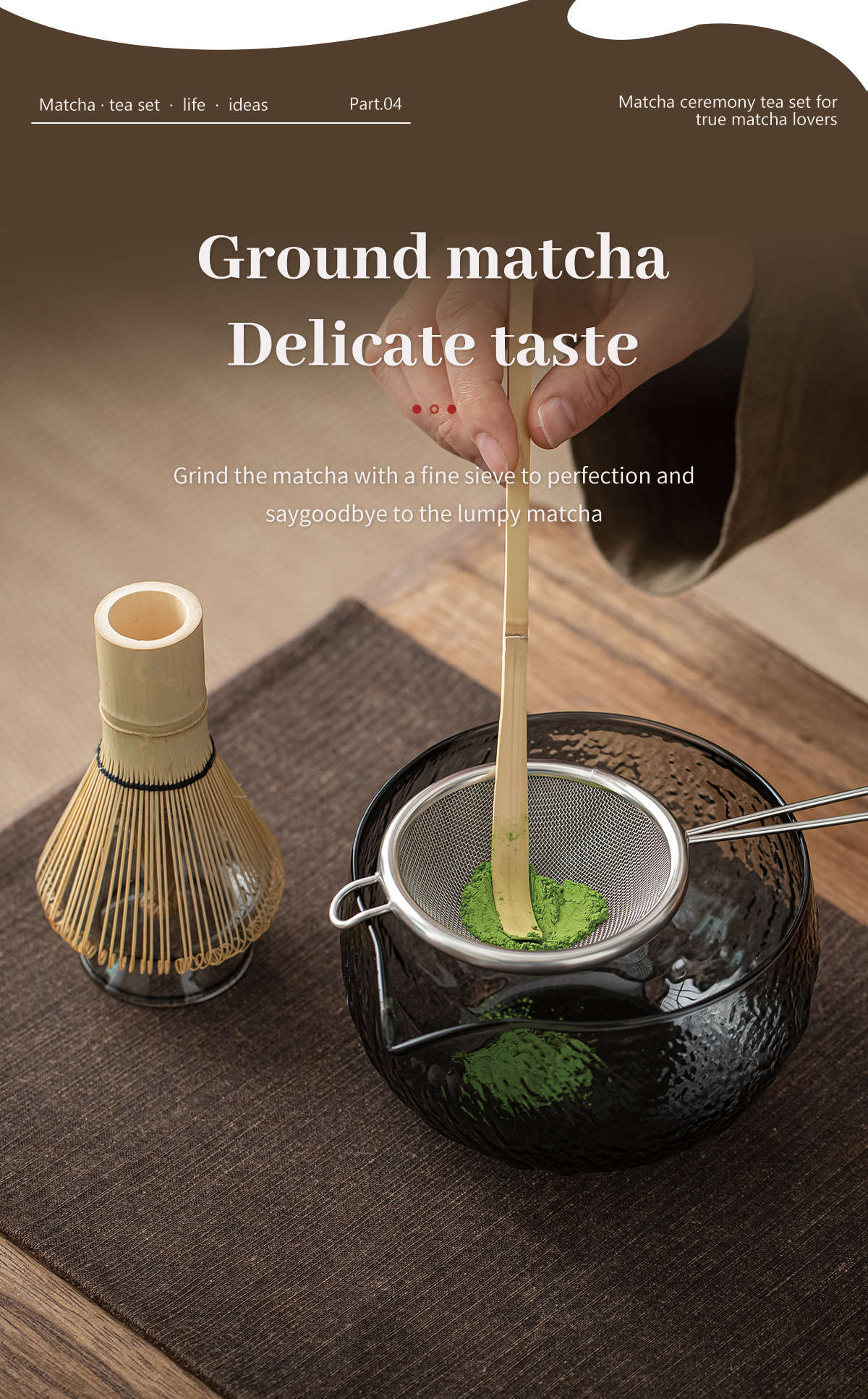 TEANAGOO Matcha Set Matcha Whisk Matcha Bowl with Pouring Spout Scoop ...