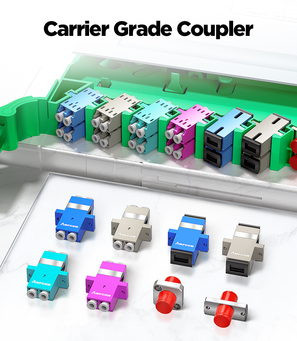 AMPCOM OS1/OS2 Pull-out Slide Splice Tray for FIber Optic ODF Enclosure ...