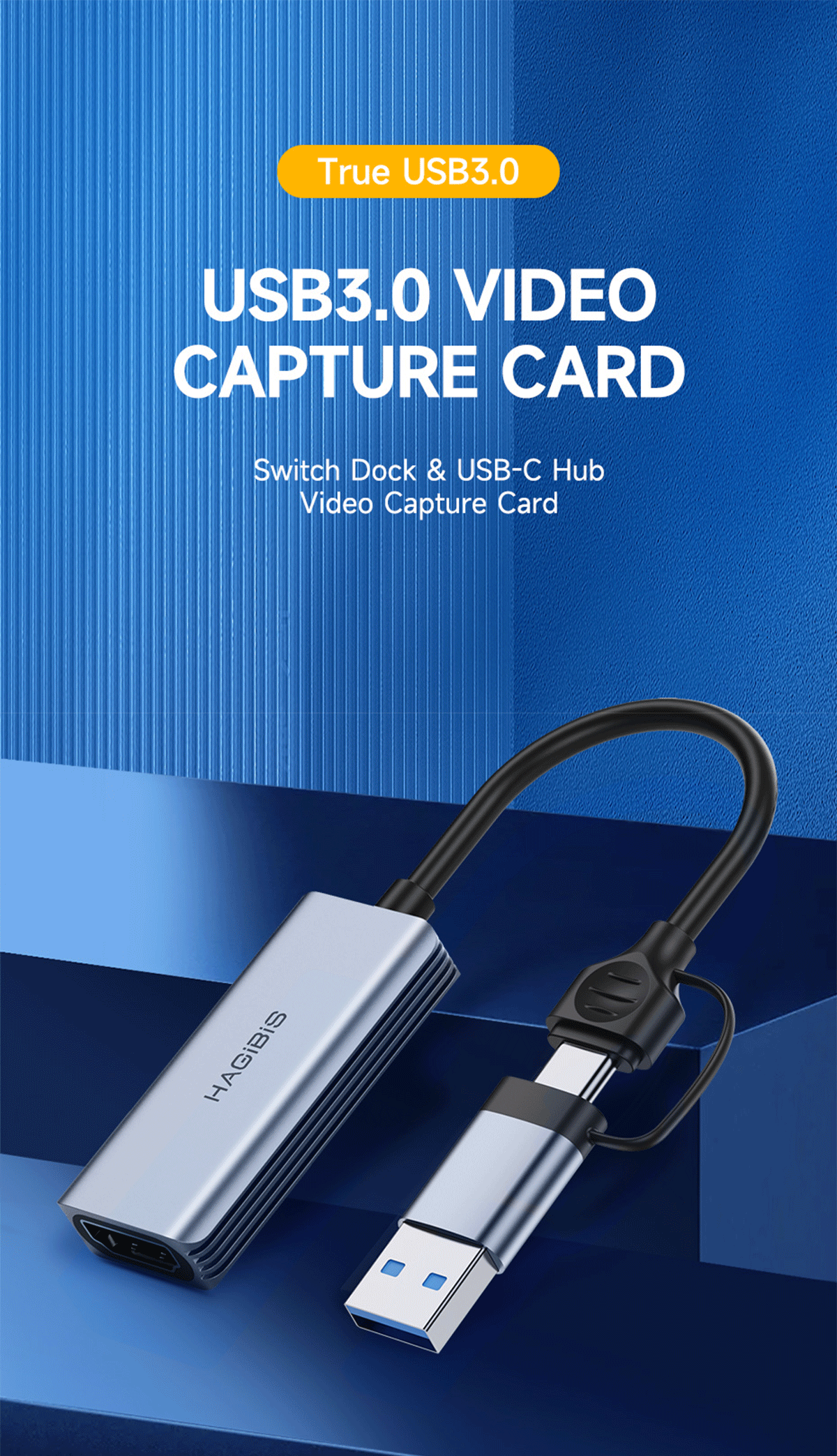 HAGiBiS USB 3.0 Video Capture Card | Shopee Malaysia