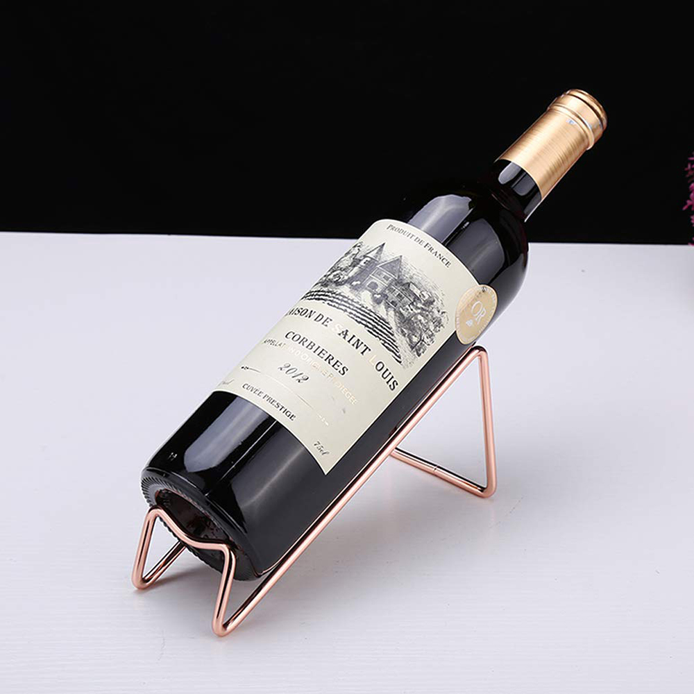 Metal Tabletop Wine Rack Stainless Steel Wine Bottle Storage Rack ...