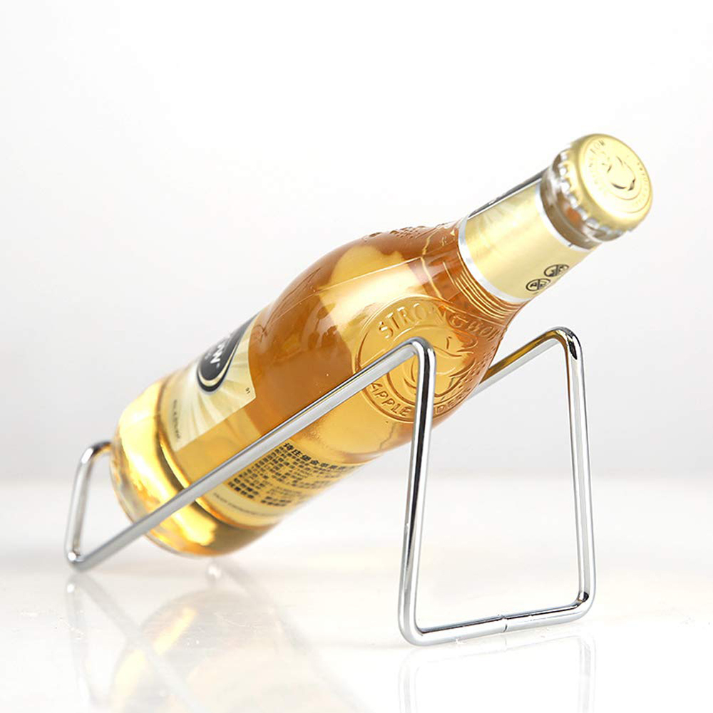Metal Tabletop Wine Rack Stainless Steel Wine Bottle Storage Rack ...