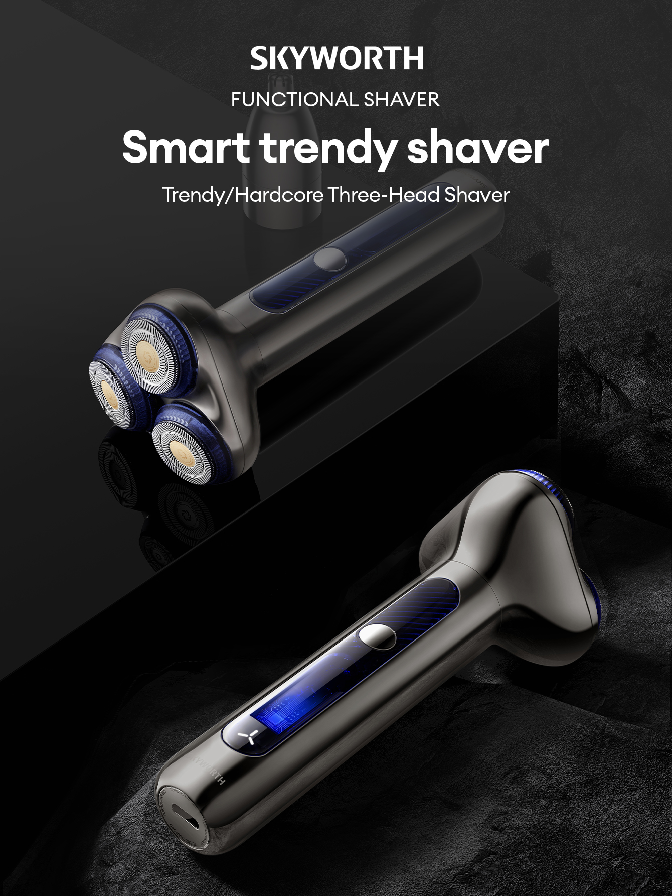Skyworth S7 Razor Portable Intelligent Control IPX7 Waterproof | Shopee ...