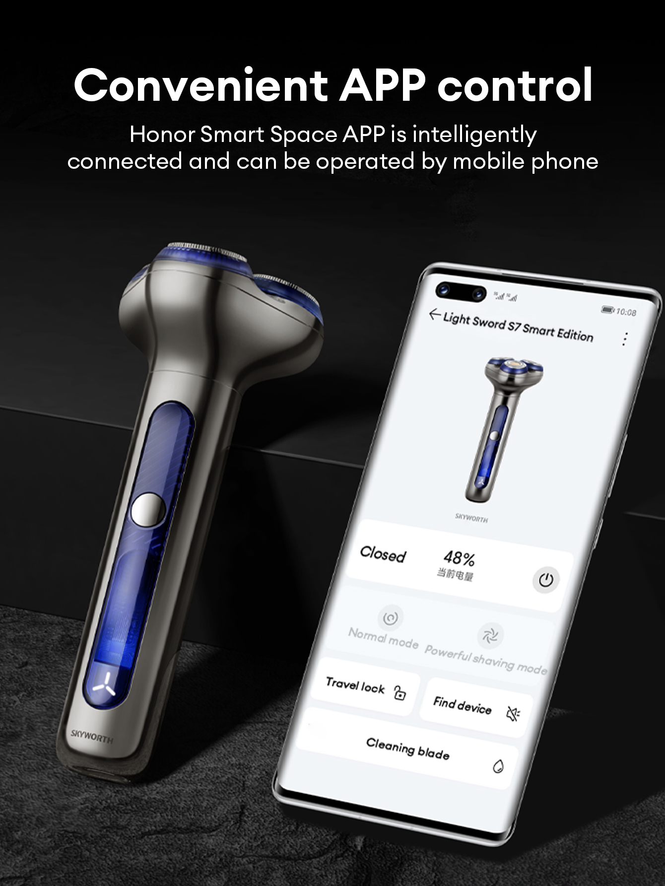 Skyworth S7 Razor Portable Intelligent Control IPX7 Waterproof | Shopee ...