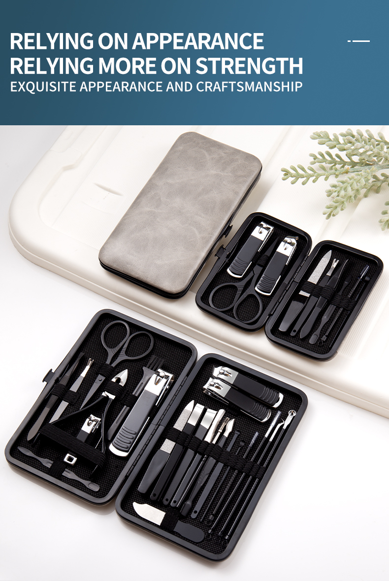 9/13/24pcs Nail Clipper Manicure Set High Quality Stainless Nail Cutter ...