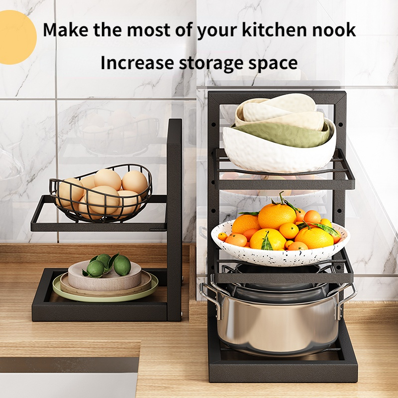 28 Layers Kitchen pan organizer Multilayer adjustable kitchenware