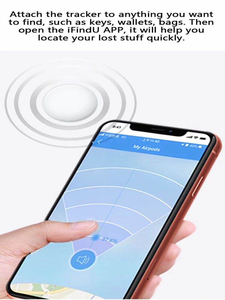 XIAOMI smart Tracker Work Smart Bluetooth GPS Tracker/Tag Anti Lost ...