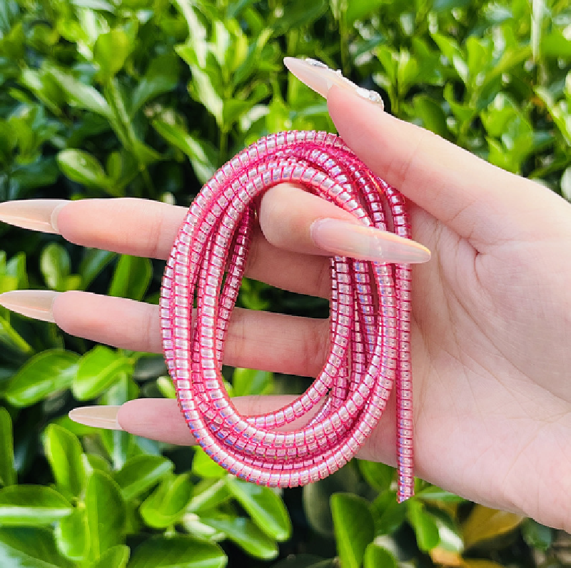 1.6m laser Mobile Phone Data Cable Protection Rope Cable Fashion ...