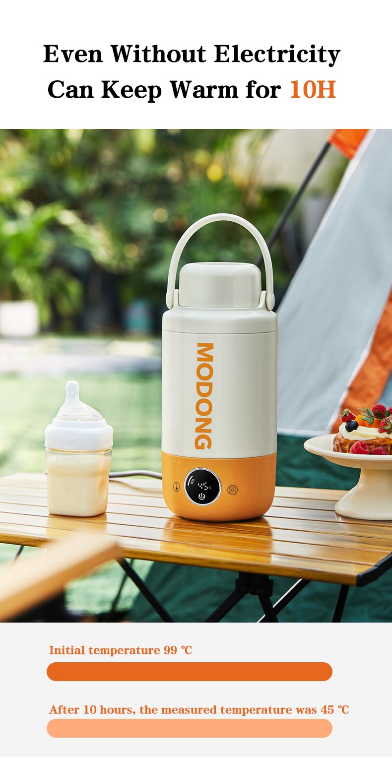 MODONG Portable 1000ML Electric Kettle Travel 316 Stainless Steel ...