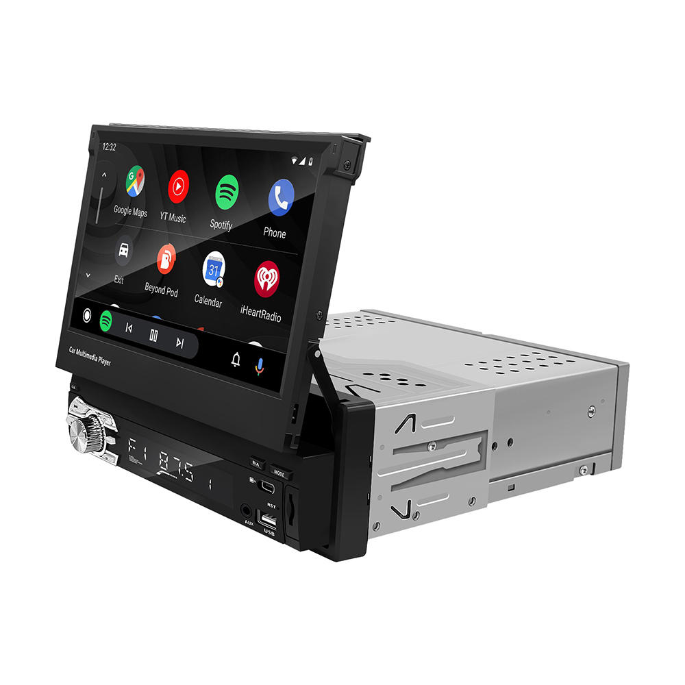 Universal 7-inch Retractable screen MP5 Player Car Multimedia Player ...