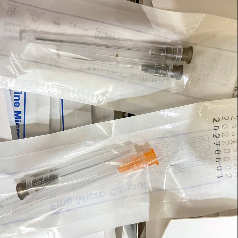 50pcs Disposable Blunt Tip Cannula Needle For Filler Injection 18G 21G ...