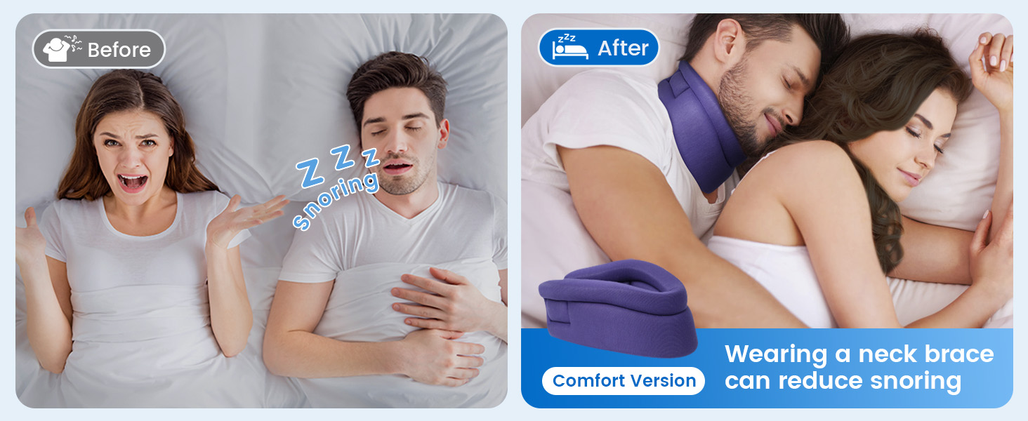 VELPEAU Neck Brace Sponge for Migraine Cervical Collar Relieves Pain ...