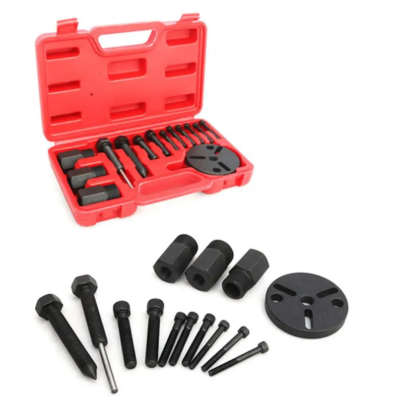 14pcs/lot Air Condition A/C Compressor Clutch Pulley set Remover Black ...