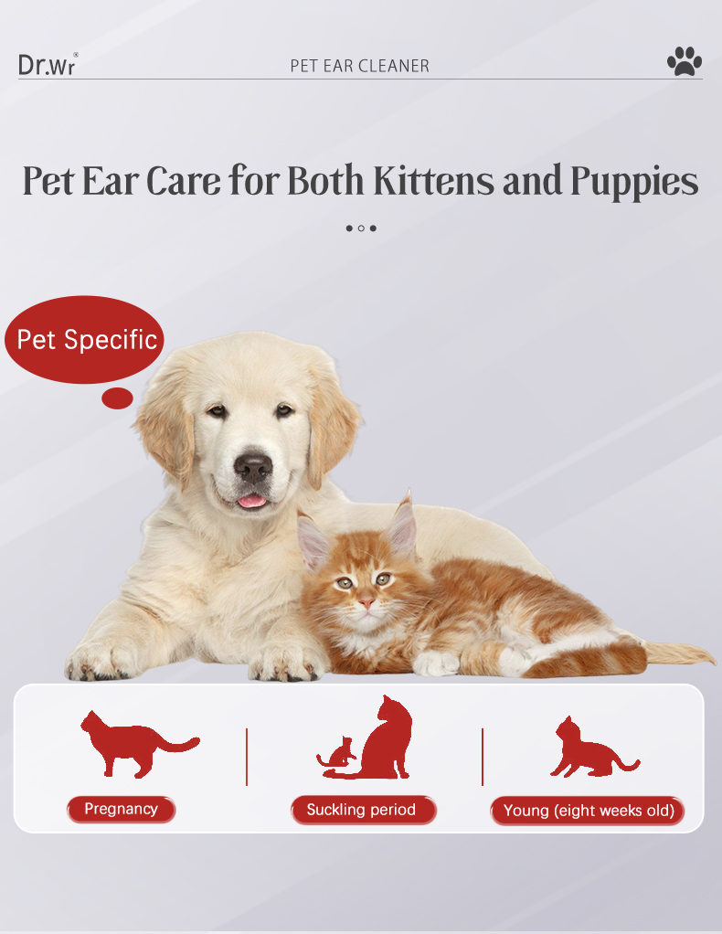 Ear Cleaner Ear Mite for Cat Dog Ear Wash ubat kutu kucing cuci telinga