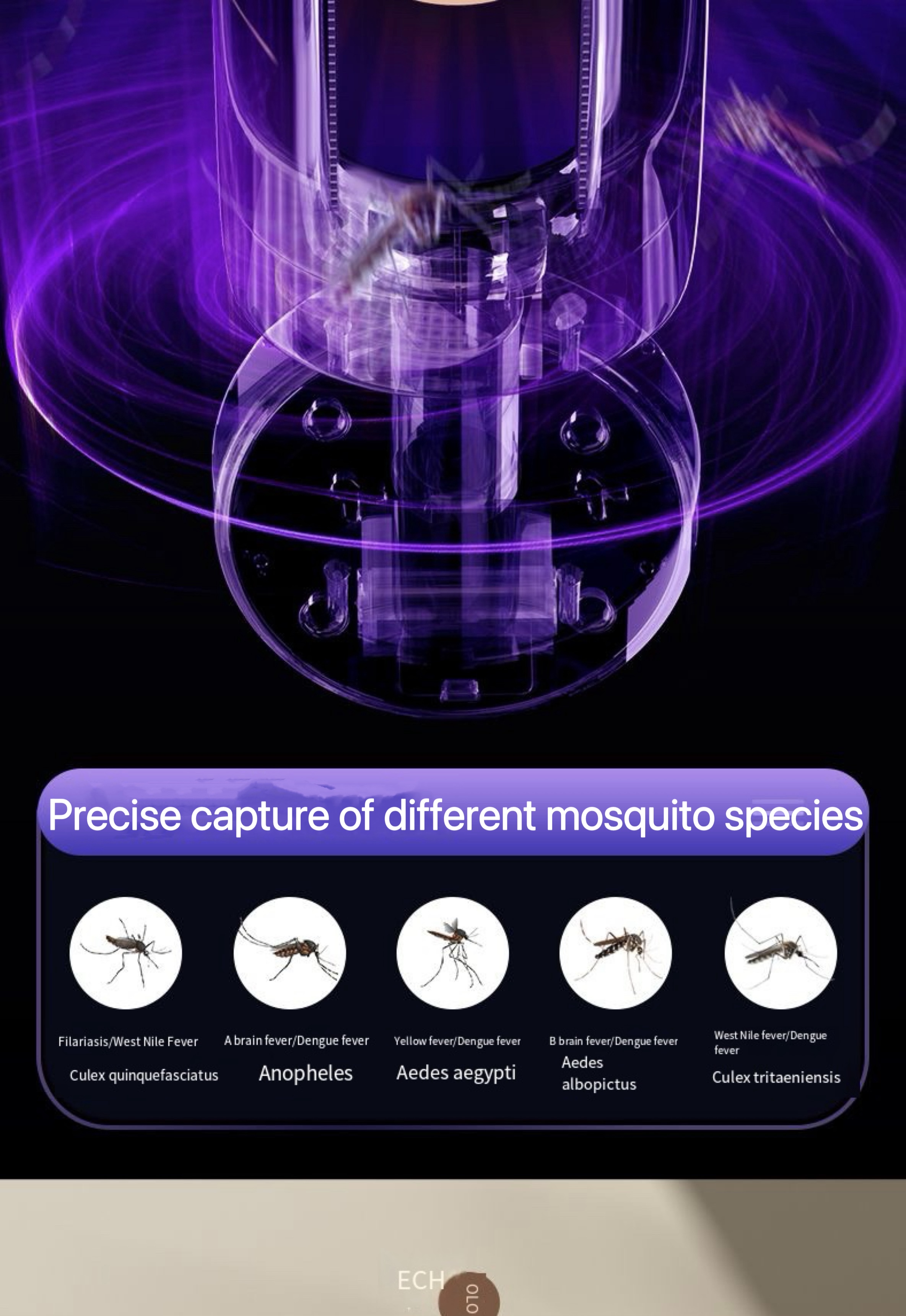 Mosquito Catcher Mosquito Killer Lamp Rechargeable Portable Mosquito ...