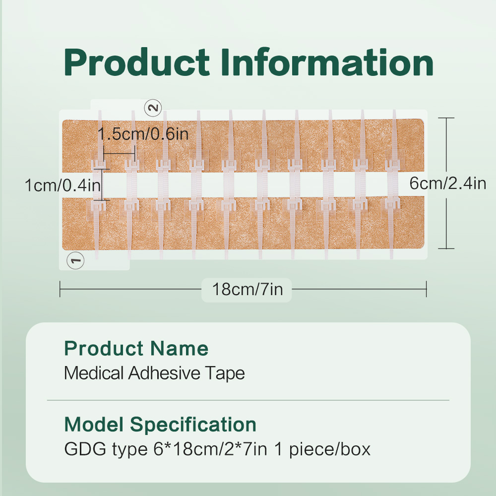 Cofoe Wound Skin Tension Reducer Bandage Zipper Bandaid Suturefree