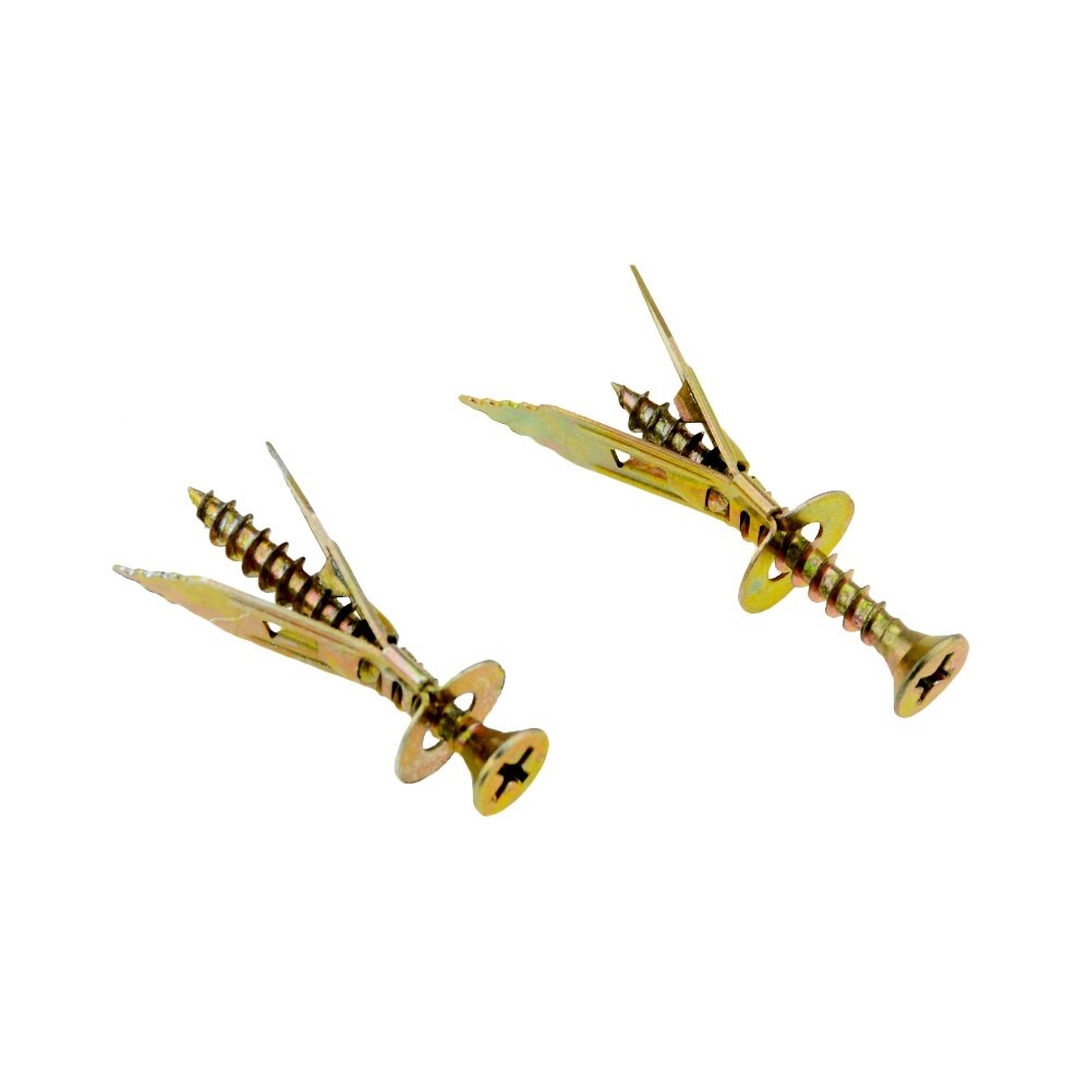 220 Pcs Drywall Anchor Kit - No Drill Wall Anchors For TV, Shelves, Curtains (12x30mm)