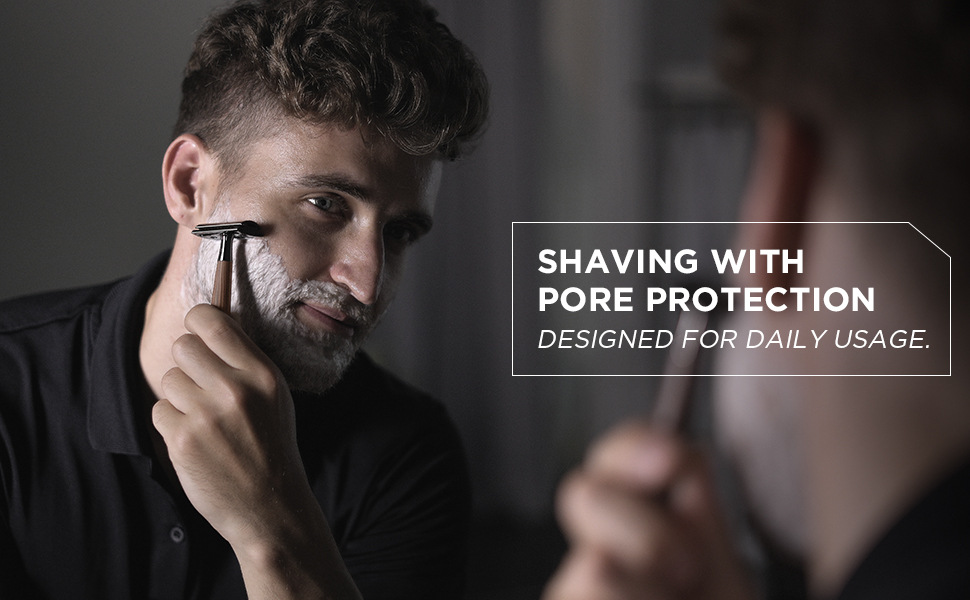 High-End Men's Razor & Women's Hair Remover - Golden Shaver with Wooden ...