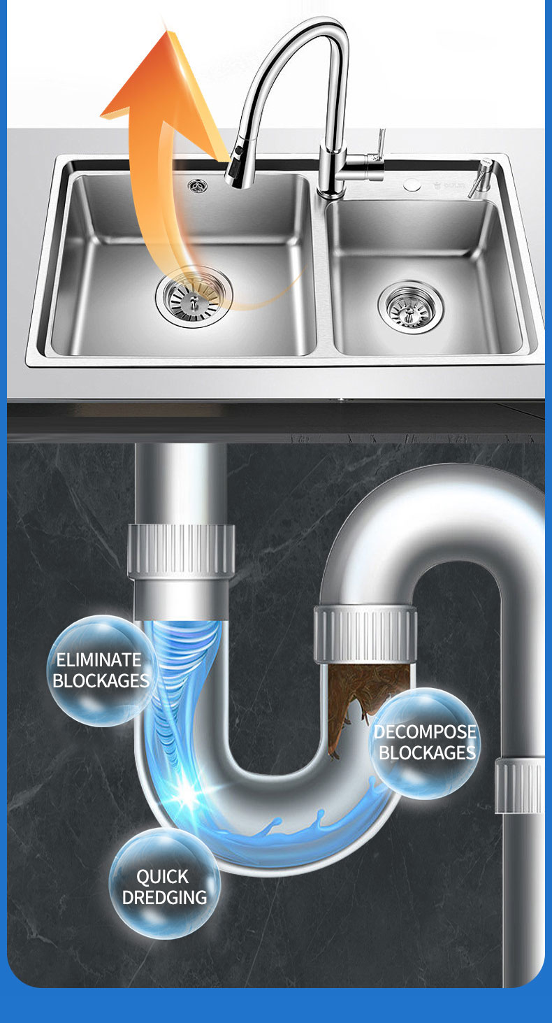 TAINENG clog remover super blockage remover toilet and sink drainage ...