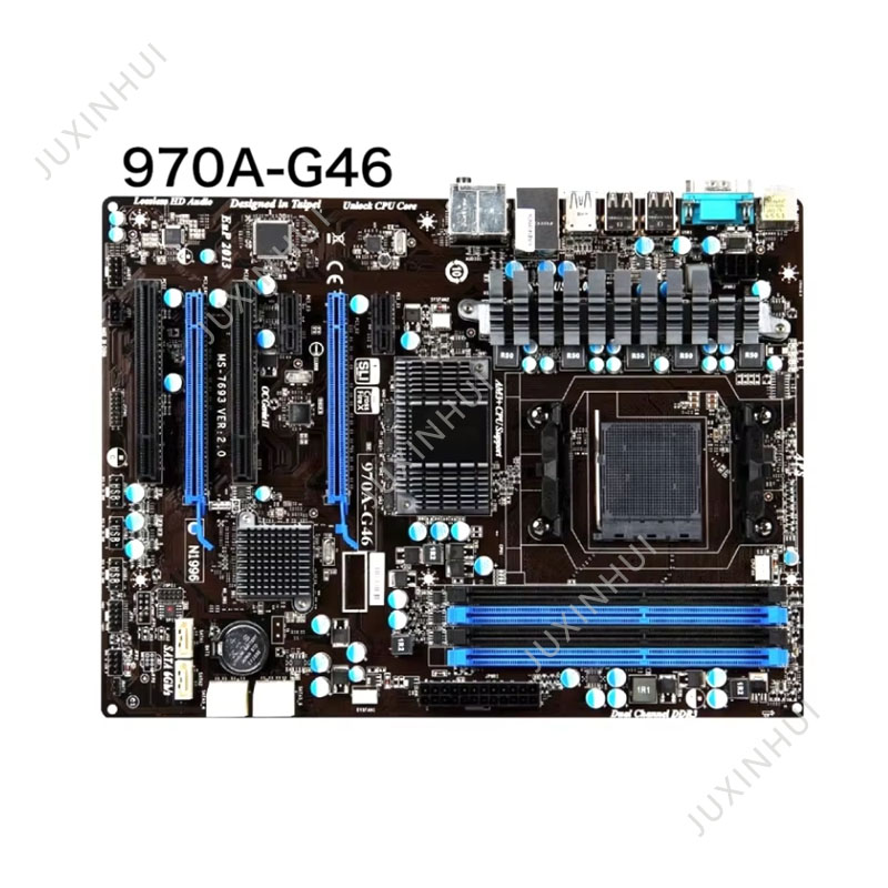 MSI 970A G43 AM3 AM3 motherboard supports front USB3 FX8350 DDR3 970A G46 G46 G43 970A plus Shopee Malaysia