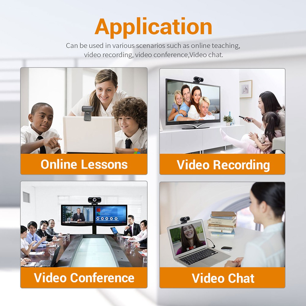 Homeuse Full HD Network Camera 720P/1080p/2k Office Meeting Live Video