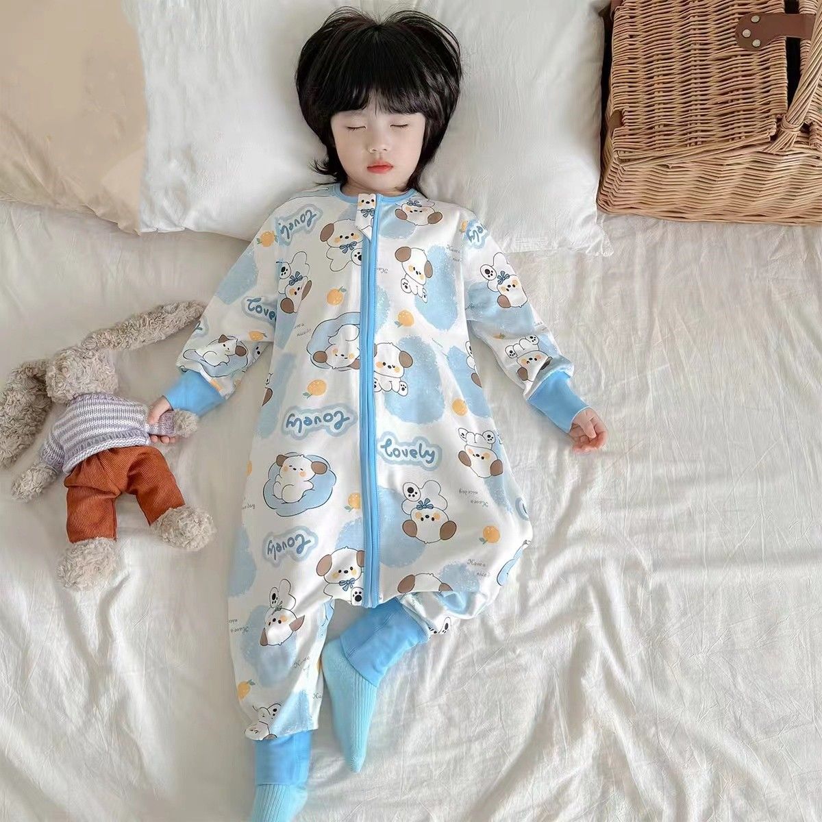 Boys Girls Spring Autumn Cartoon Homewear Autumn Winter German Velvet ...