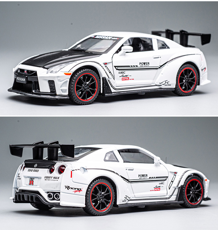 Diecast car 1:32 Nissan GTR R35 Nismo GT3 Toy Car Model Diecast Racing ...