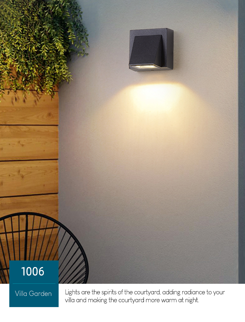 Outdoor Wall Light Waterproof Wall Lamp LED Modern Lighting Up Down ...