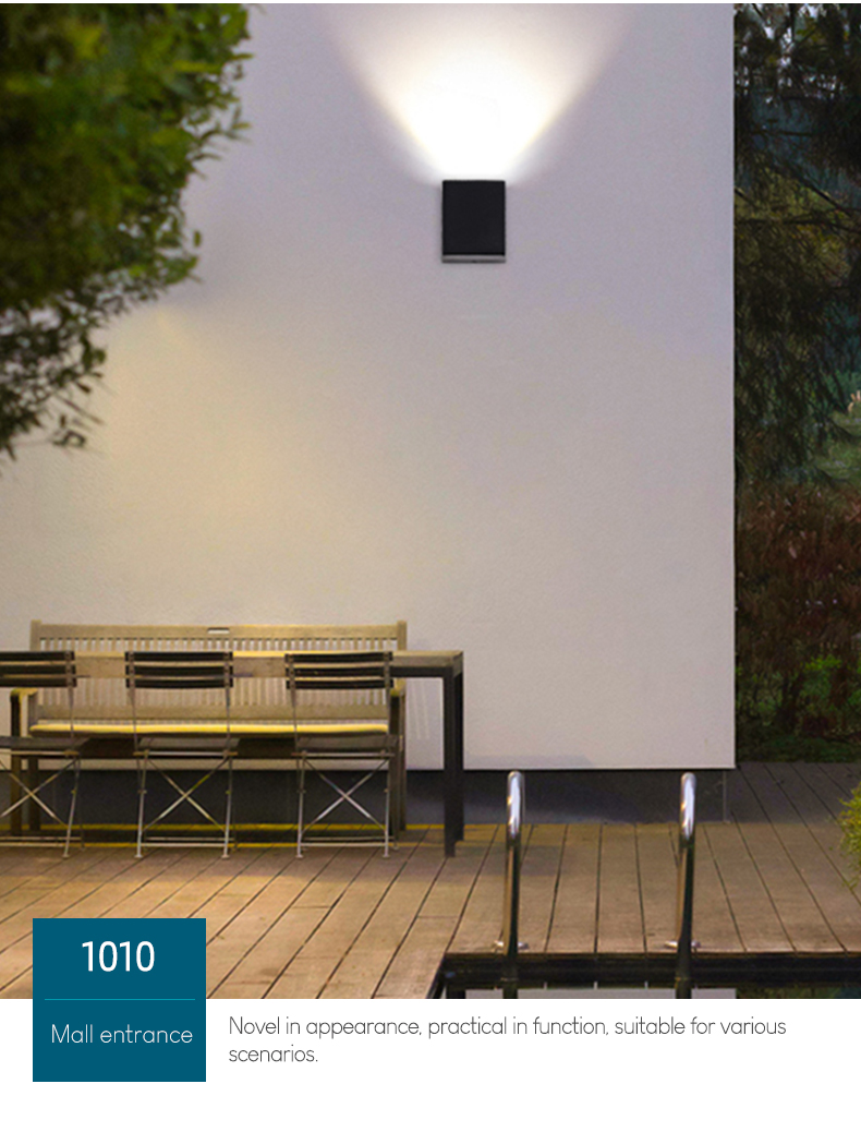 Outdoor Wall Light Waterproof Wall Lamp LED Modern Lighting Up Down ...