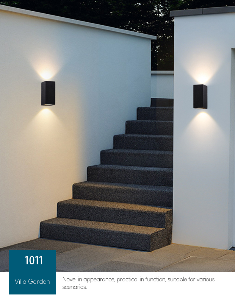 Outdoor Wall Light Waterproof Wall Lamp LED Modern Lighting Up Down ...