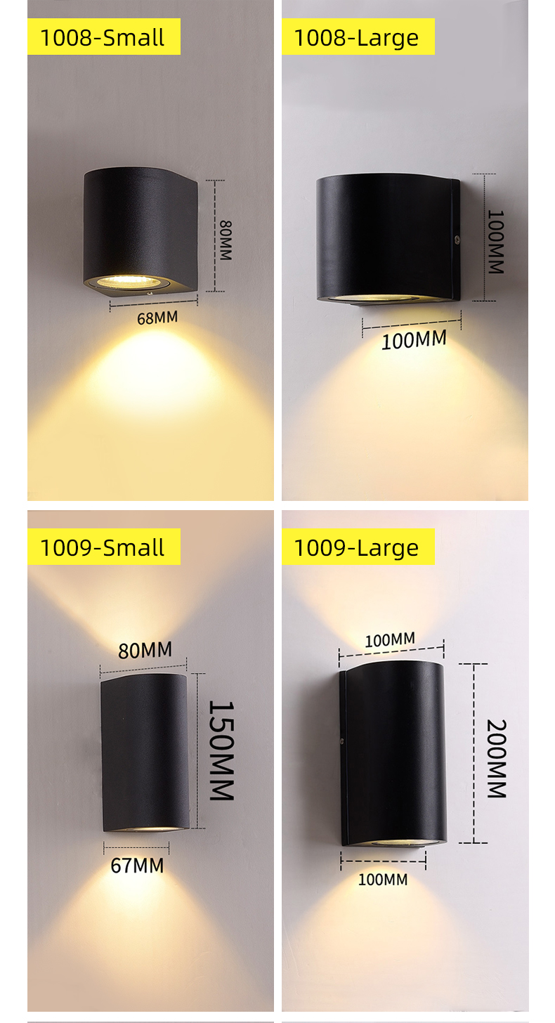 Outdoor Wall Light Waterproof Wall Lamp LED Modern Lighting Up Down ...