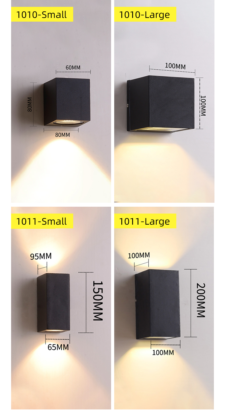 Outdoor Wall Light Waterproof Wall Lamp LED Modern Lighting Up Down ...