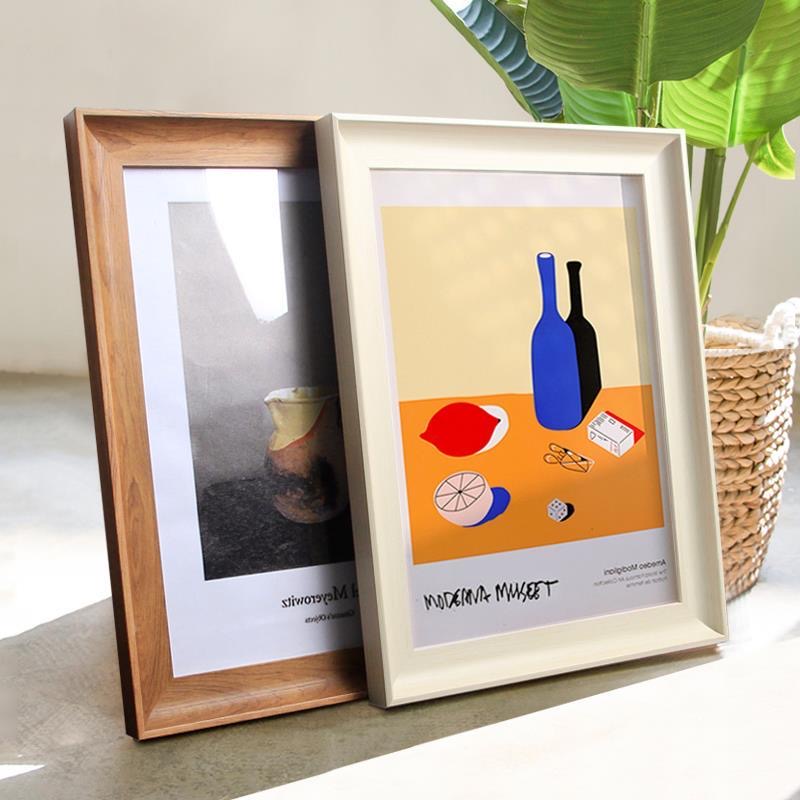 American Imitation Wooden Ps Photo Frame 【 With Mat 】 | Shopee Malaysia