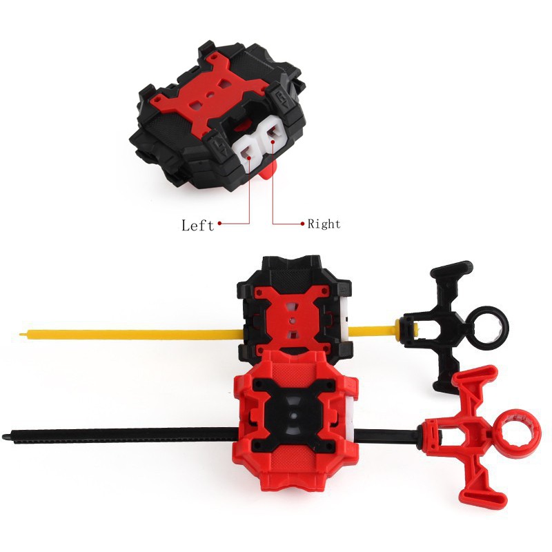 Red and Black Two-Direction Beyblade Launcher for Burst Top Toys ...