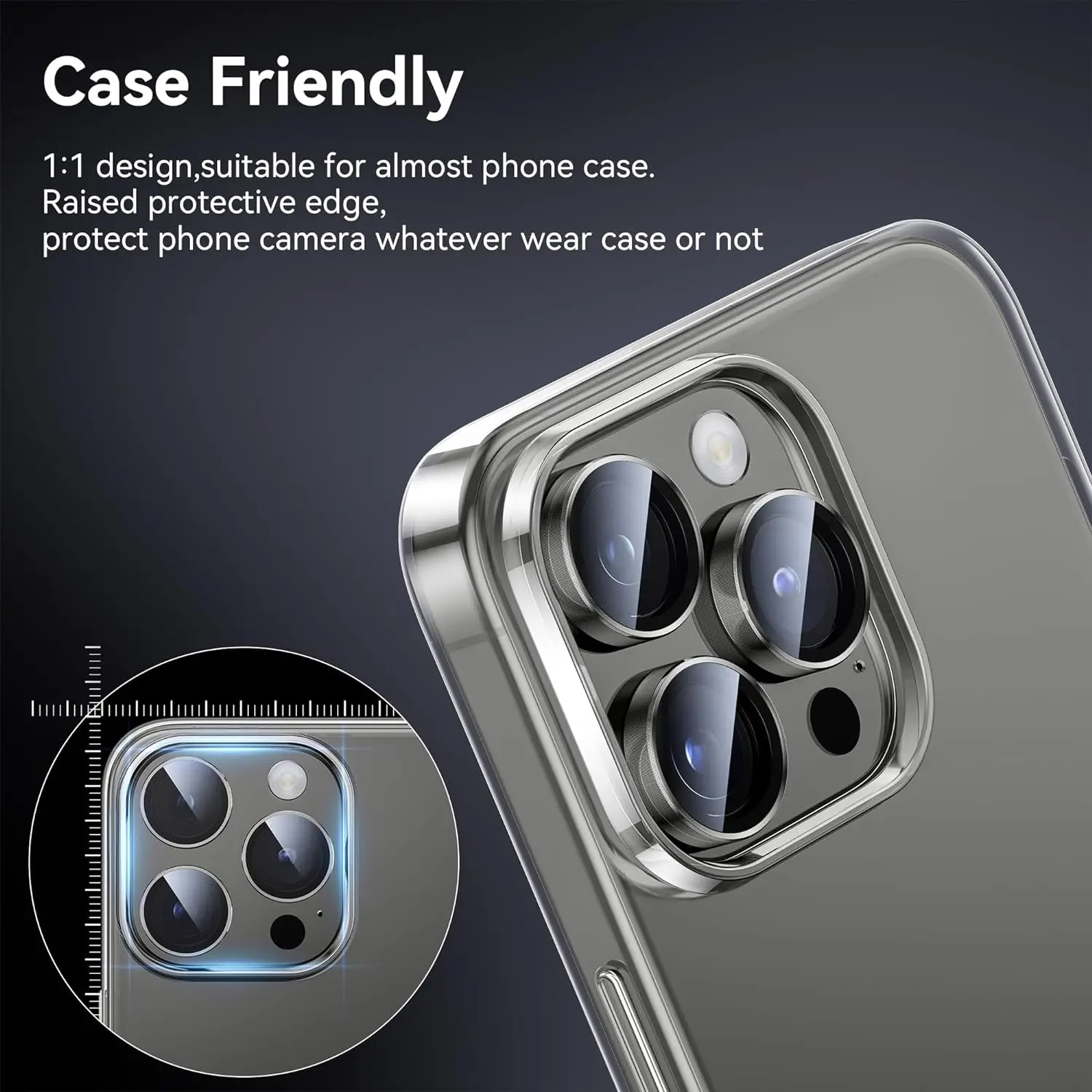Titanium Metal Camera Lens Protector For iPhone 17 Air 16 15 14 Plus 13 ...