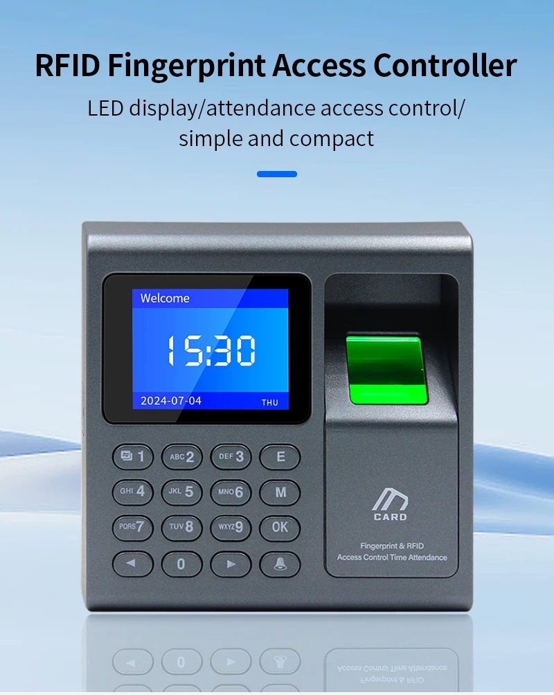 Portable Biometric Fingerprint Scanner RFID Access Control System 1000 ...