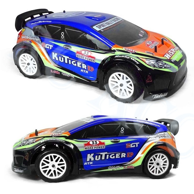 RC 280mm Wheelbase High-strength PVC Rally Car Shell w/Tail & Sticker ...