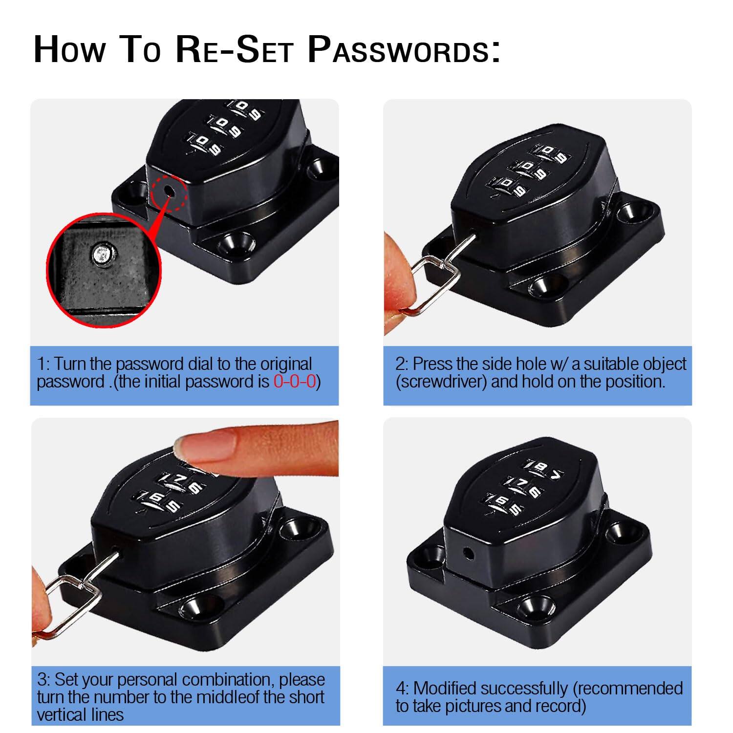 【Malaysian local】Password lock punching-free refrigerator lock pair ...