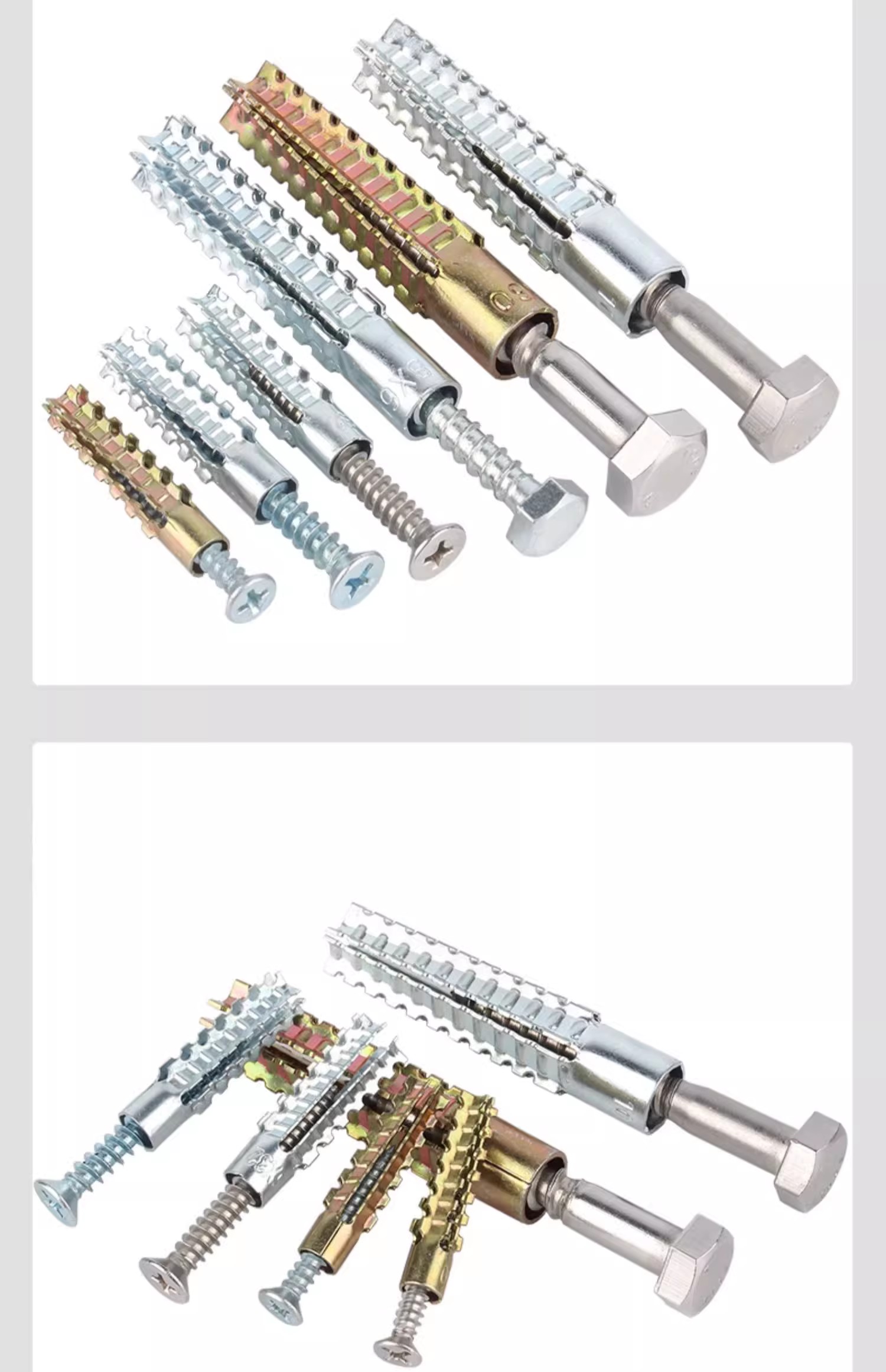 YIYANG Concrete drywall metal wall plug Iron serrated galvanized