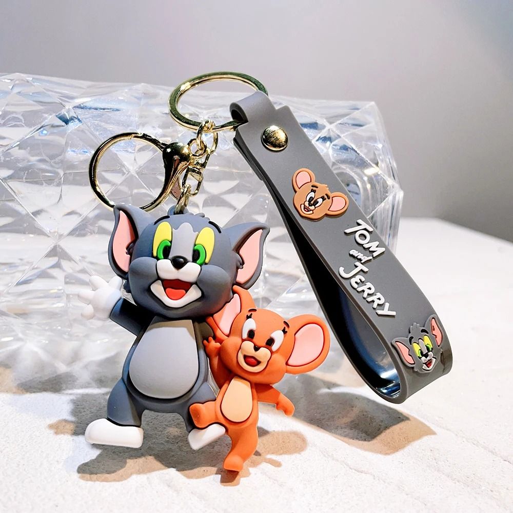 AOPHEKM Tom and Jerry Keychain, Anime Cartoon Tom and Jerry Pendant ...