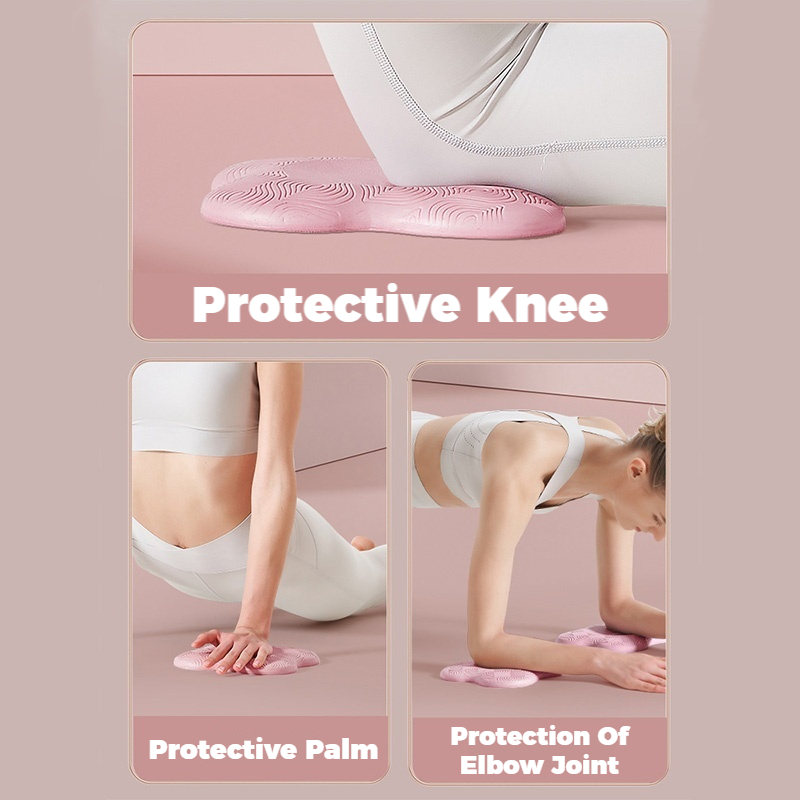 Flat support pads thickened fitness elbow pads yoga knee pads sports ...