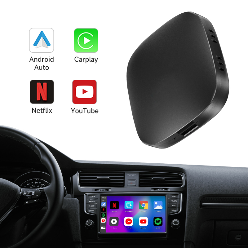 2G+16G/32G Wireless Apple CarPlay Android Auto Adapter with Youtube ...