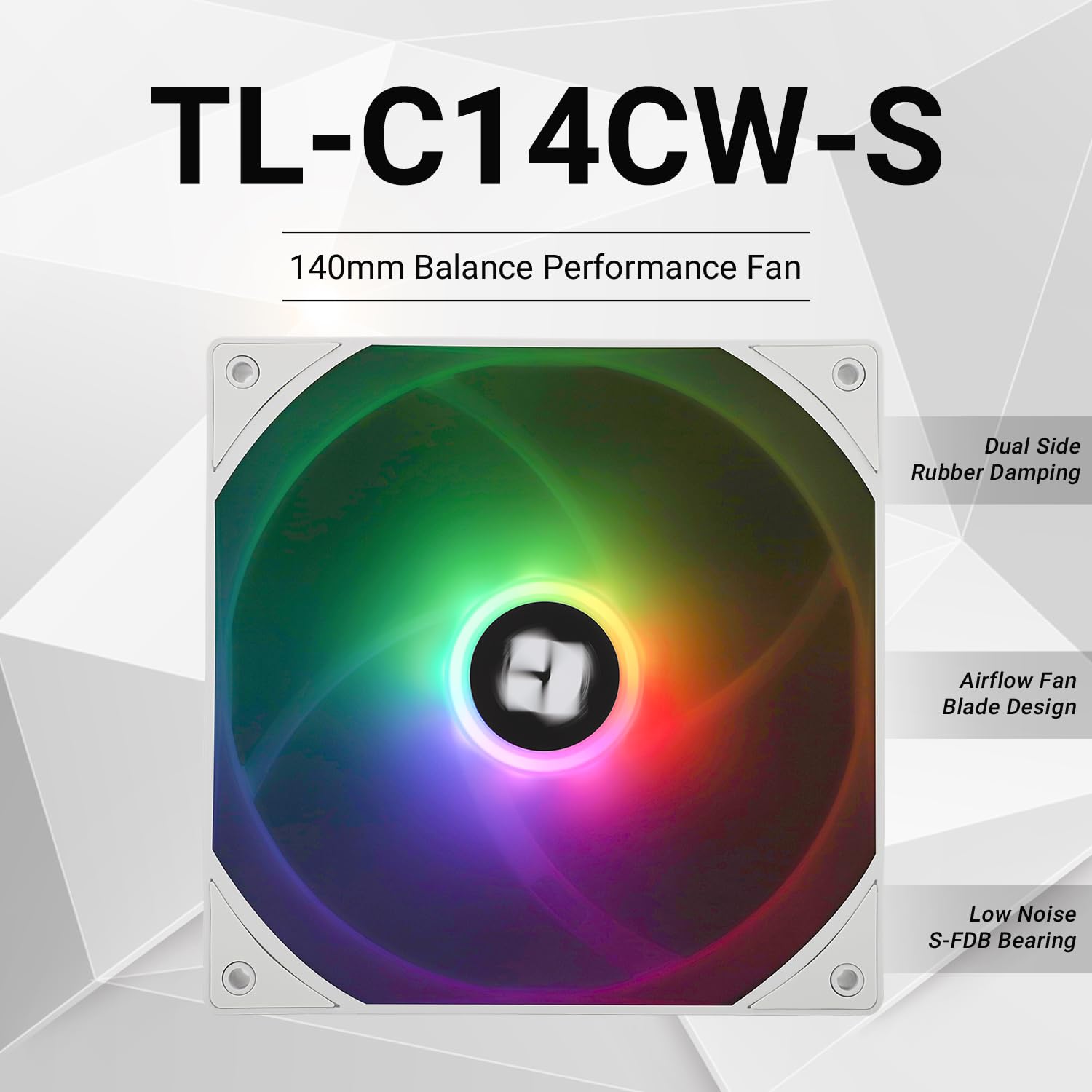Thermalright TL-C12W Ventola PC 120mm PWM Bianca: Silenziosa E Prestante (1500 Rpm, S-FDB)