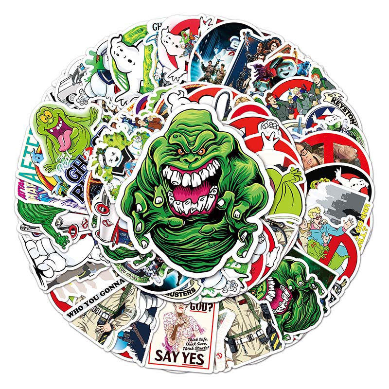 50PCS American Drama Ghostbusters Stickers DIY Skateboard Water Cup ...