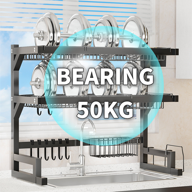Easy to put on the sink dishwashing rack sink dishware chopsticks rack ...