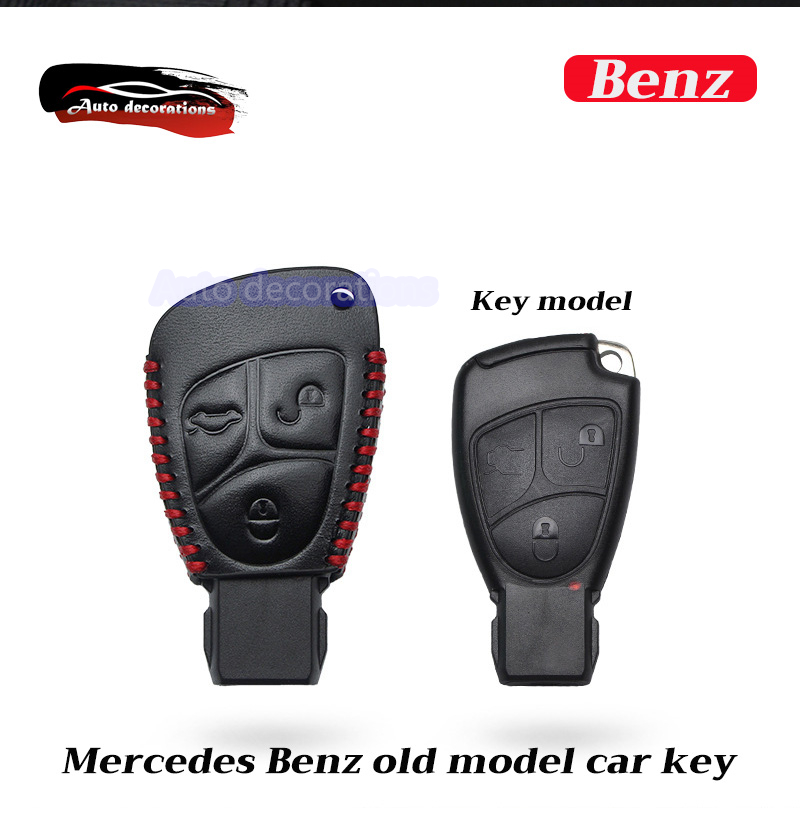 Suitable for old Mercedes-Benz car key 3 buttons Benz W124 W203 W204 ...