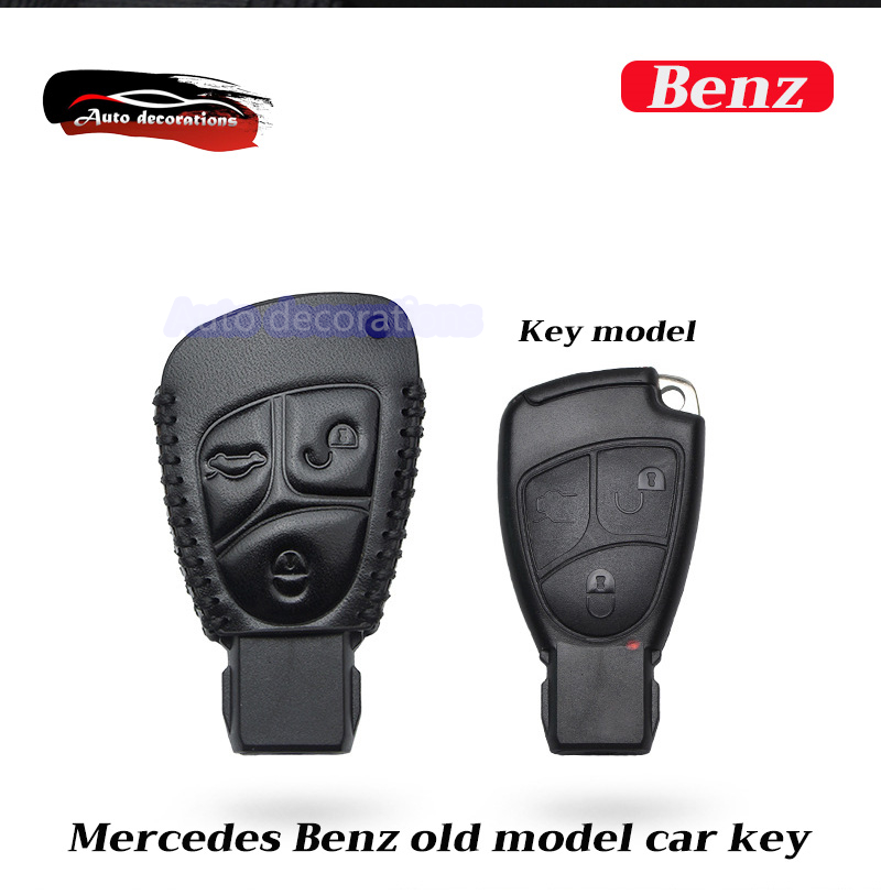 Suitable for old Mercedes-Benz car key 3 buttons Benz W124 W203 W204 ...