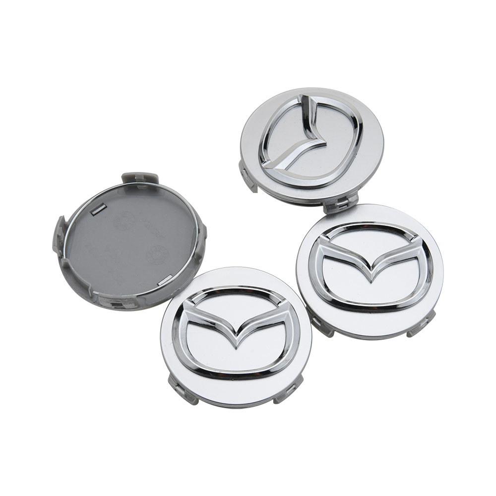 4 Units Mazda Rim Cap 56MM 57MM Alloy Wheel Center Caps Tyre Hub Caps ...